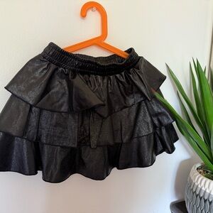 Grace Karin Black Bubble Mini Skirt